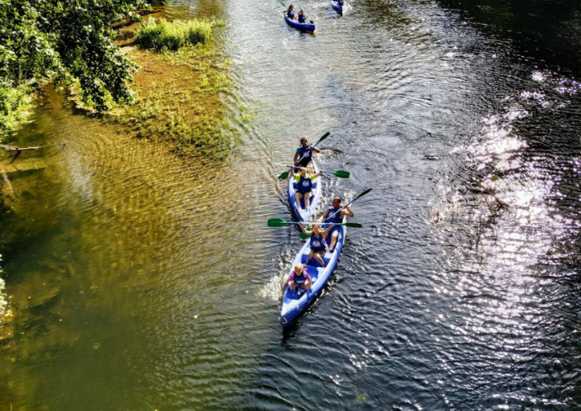 Tramo medio río Eo zonas final de rápidos