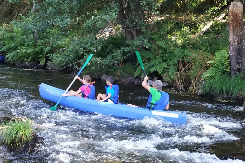 Descenso del río EO con niños