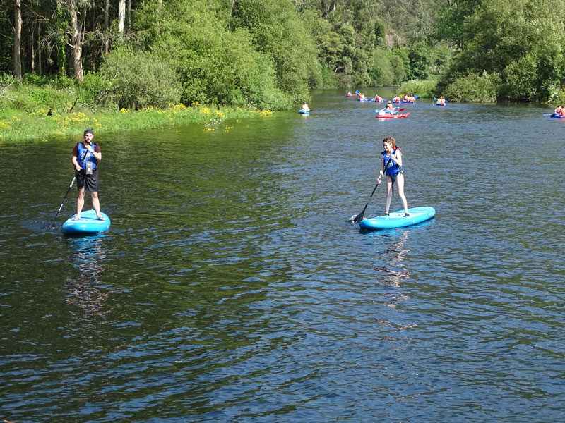 Paddle surf río Eo